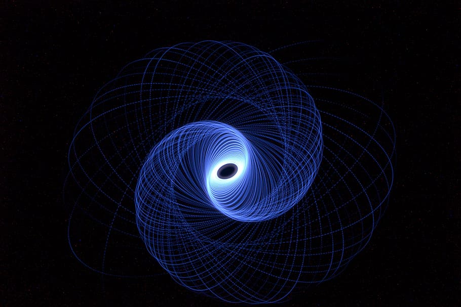 fondo de pantalla de espiral azul, luz, vórtice, movimiento, espiral, simetría, brillo, remolino, resumen, fondos