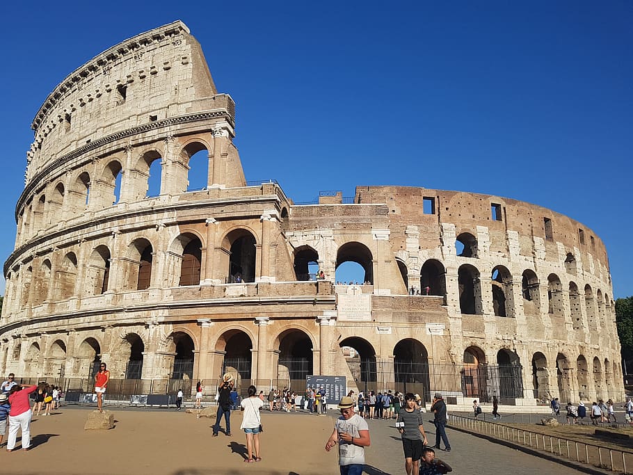 Coliseo, Italia, las ruinas de, Roma, Roma Coliseo, arquitectura, historia, teatro romano, antigua, el imperio romano