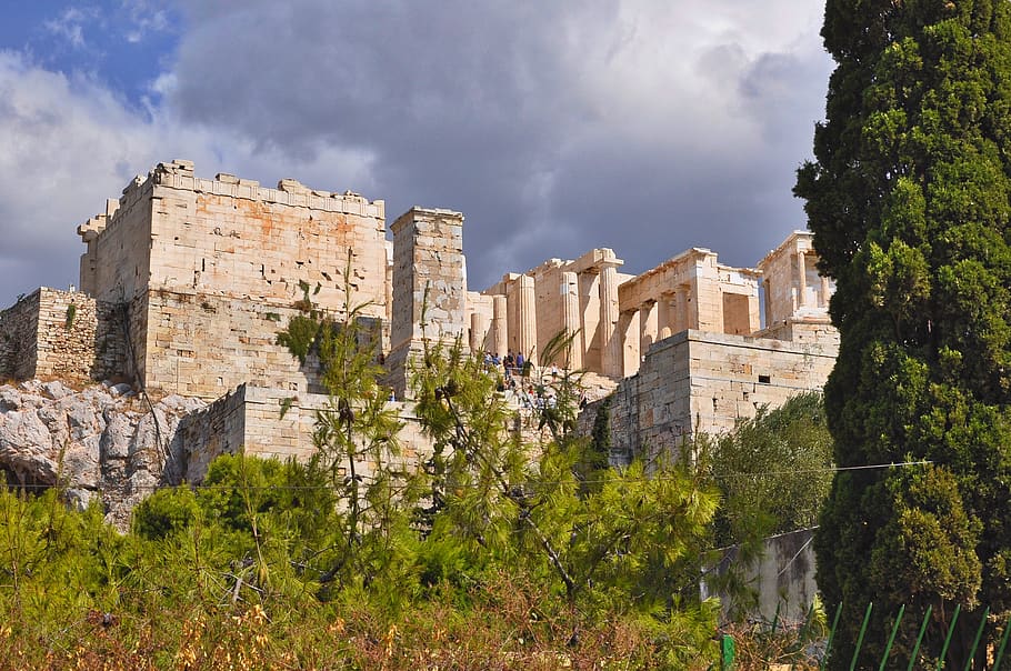 greece, athens, parthenon, acropolis, architecture, history, the past, built structure, sky, building exterior