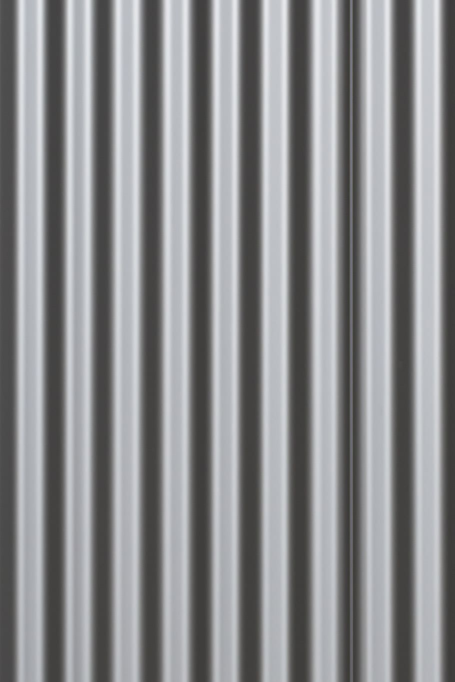 fachada, hoja de perfil, perfil de onda sinusoidal, aluminio, placa corrugada, hoja corrugada, fondo, patrón, textura, metal