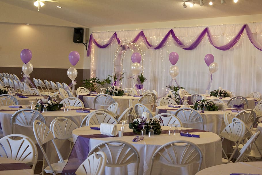 wedding, tables, chairs, decoration, party, celebration, table, arrangement, bouquet, marriage