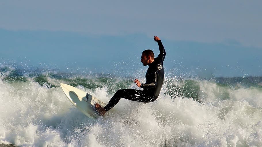 man surfing, body, water, surfer, surfboard, water sports, sea, ocean, foam, surfing