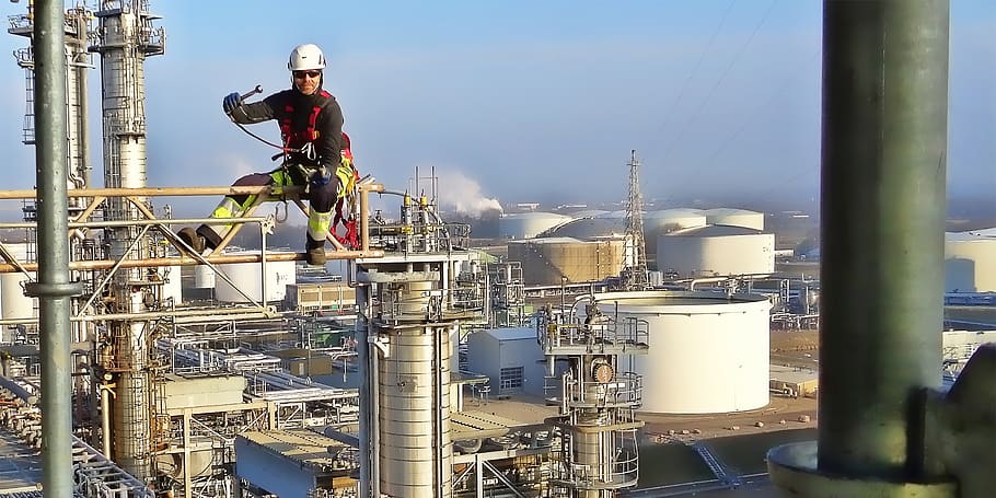 scaffolder, working, top, sky, flying, industry, occupation, fuel and power generation, helmet, headwear