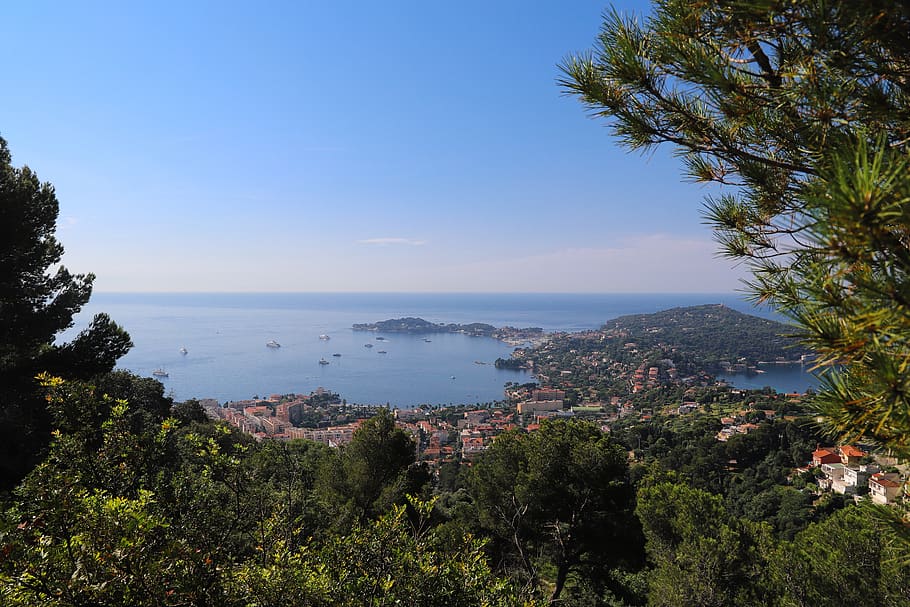 the french riviera, france, the south of france, monaco, lake, the mediterranean sea, paradise, holiday, summer, landscapes