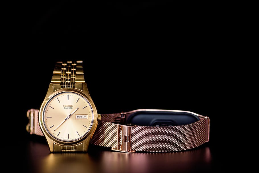clock, jewellery, gold, bracelet, time, minutes, dial, elegant, xiaomi, luxury