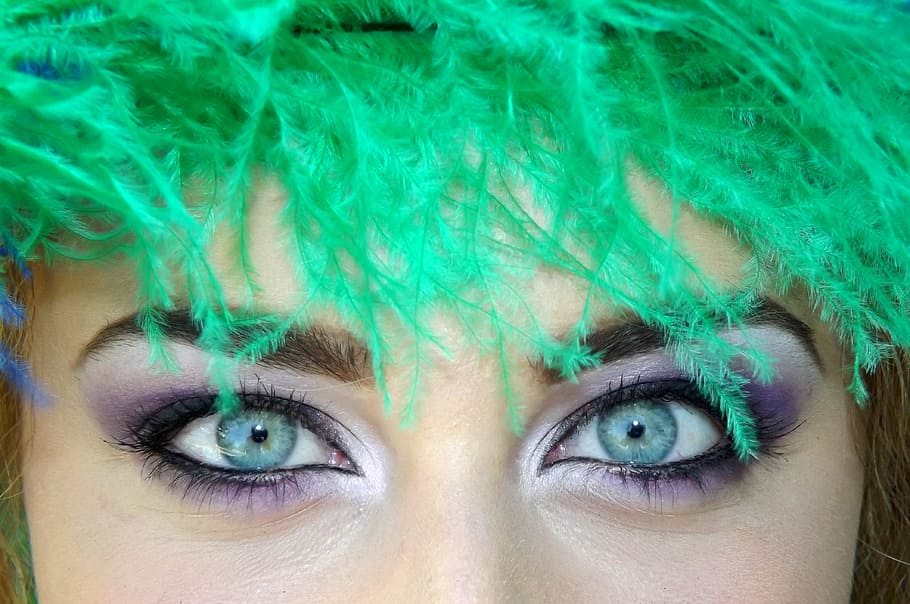 ojo, azul, gen, seductor, maquillaje, parte del cuerpo humano, parte del cuerpo, color verde, una persona, ojo humano