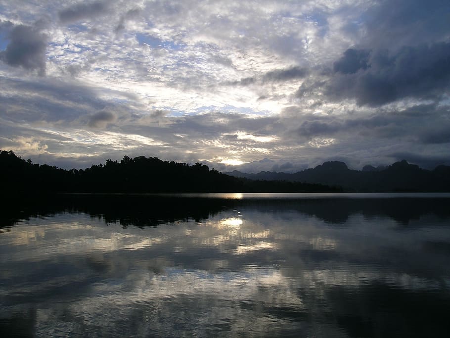 dusk, skies, water, landscape, sunset, sky, night, reflection, tranquil, twilight