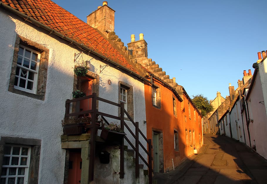 culross, village, fife, scotland, quaint, historical, tourist, colourful, architecture, built structure