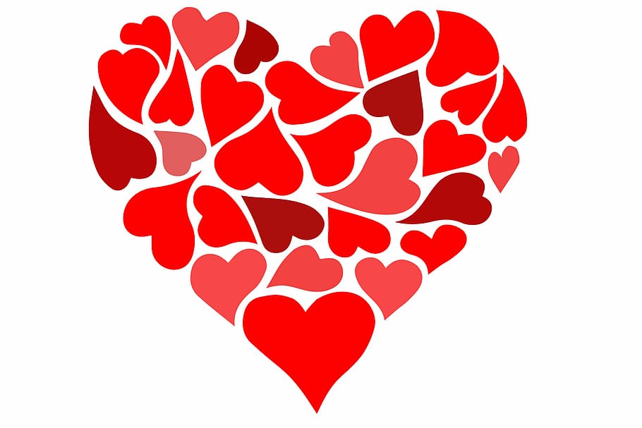 foto del corazón rojo, amor, corazón, san valentín, romántico, boda, en forma de corazón, rojo, recortar, fondo blanco