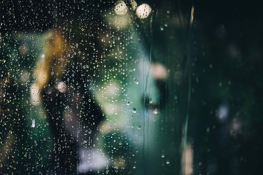 drops, rain, glass, Water, abstract, background, window, wet, raindrop, waterdrop