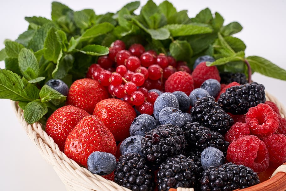 beri, buah, segar, matang, buah berry, makanan dan minuman, makan sehat, makanan, frambos, kesegaran