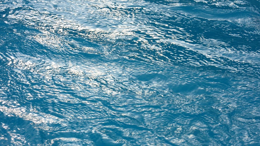 corpo de água, água, superfície, onda, babados, movimentos, imagem de fundo, padrão, planos de fundo, azul