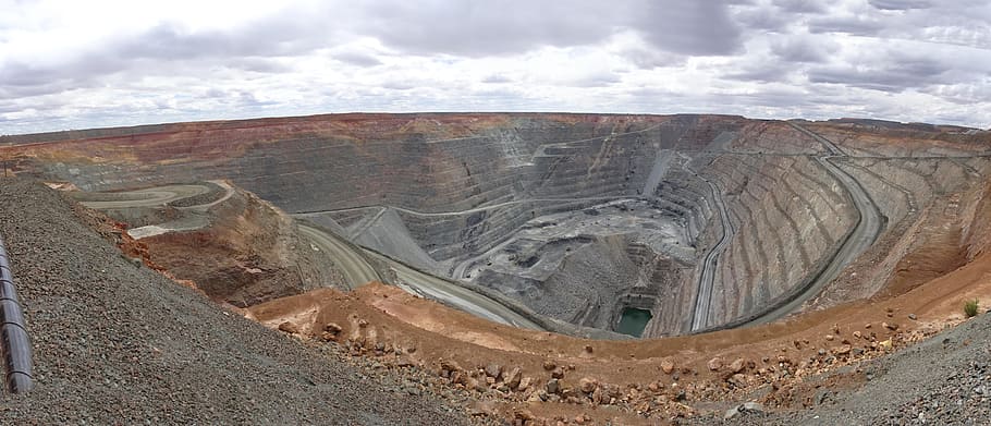 Gold-Construction, Australia, Gold, Construction, West Australia, Western Australia, Super Pit Gold Mine, Kalgoorlie, Kalgoorlie-Boulder, naturaleza