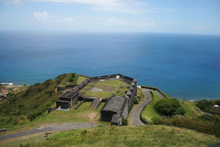 brimstone hill fortres, british fort, Brimstone Hill, British, Fort, st kitts and navis, military, protection, building, old