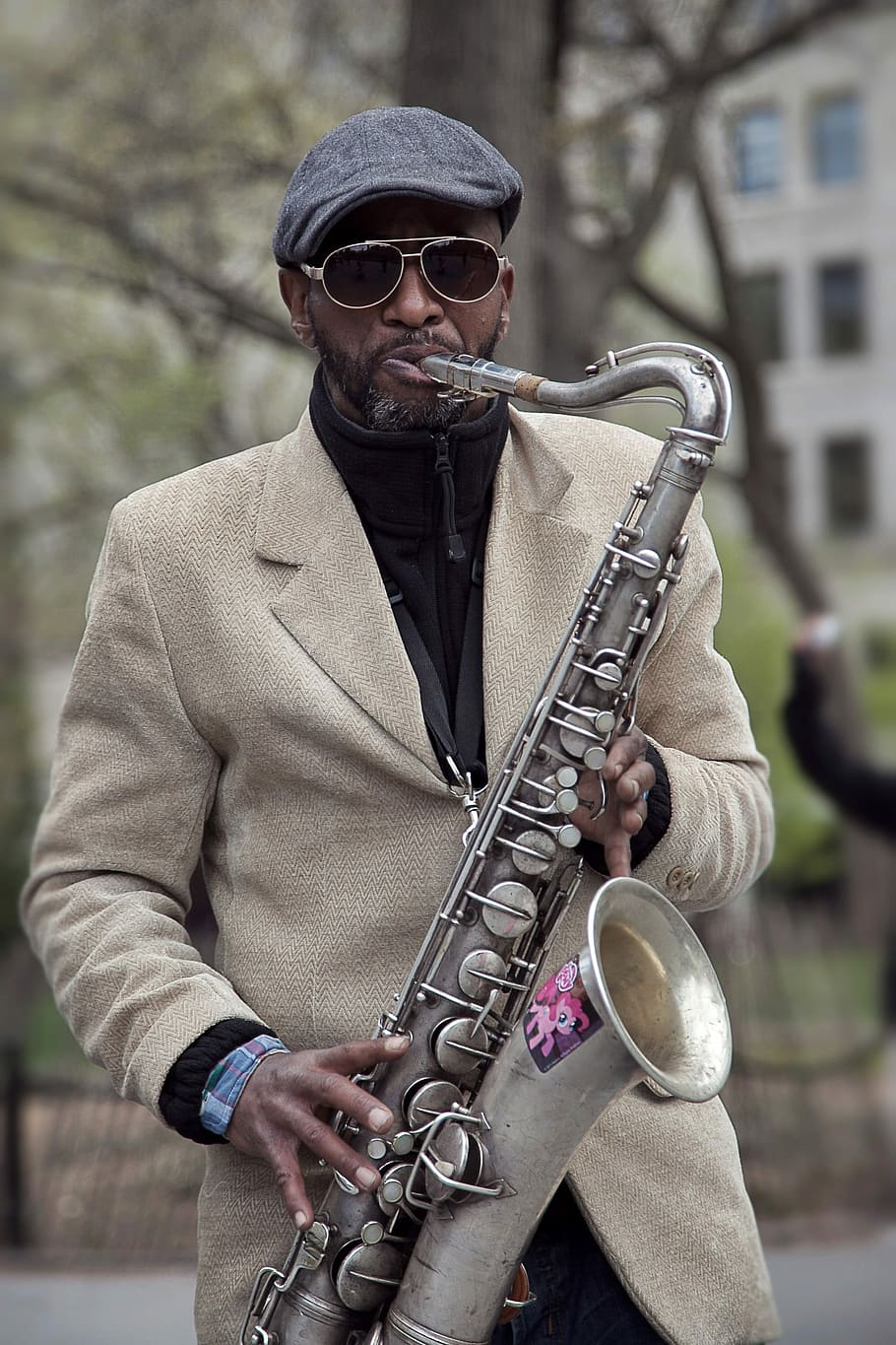 black saxophone player, Black, Saxophone, Player, afrika amerika, foto, instrumen, musisi, domain publik, pria
