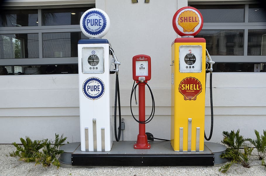 vintage, gas pump, fuel, gasoline, gas, pump, petrol, station, retro, oil