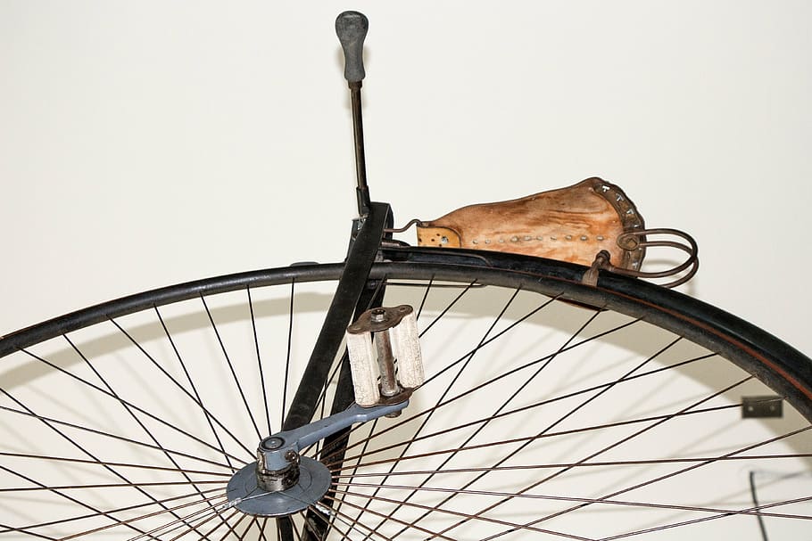 bicycle, large wheel, vintage, pedal, large, sport, cycle, cycling, wheel, bike
