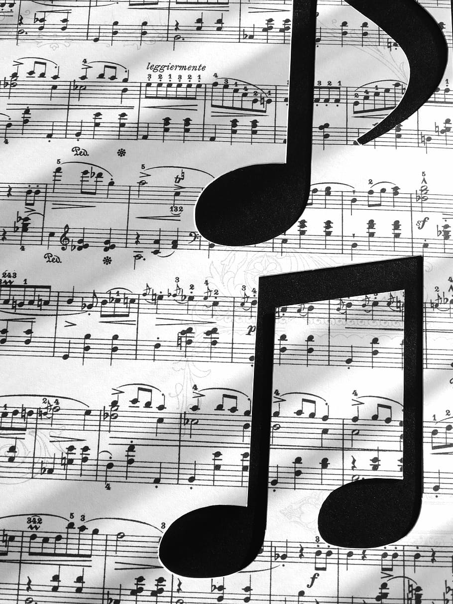 musical, sheet close-up photo, music, clock, notenblatt, octave, musical Instrument, musical Note, sheet Music, classical Music