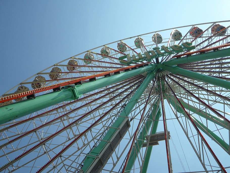 jupiter, ferris wheel, ride, fair, folk festival, year market, theme park, linkage, leisure, amusement park ride