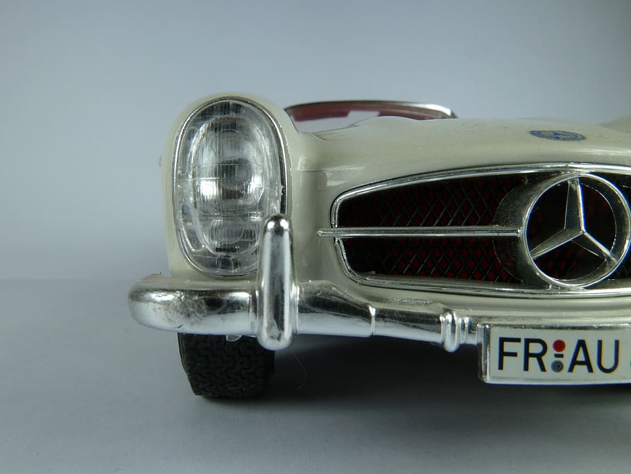 mercedes, 300 sl, cabrio, 1957, 300sl, corvertible, 1x18, modelo de coche, bburago, estilo retro
