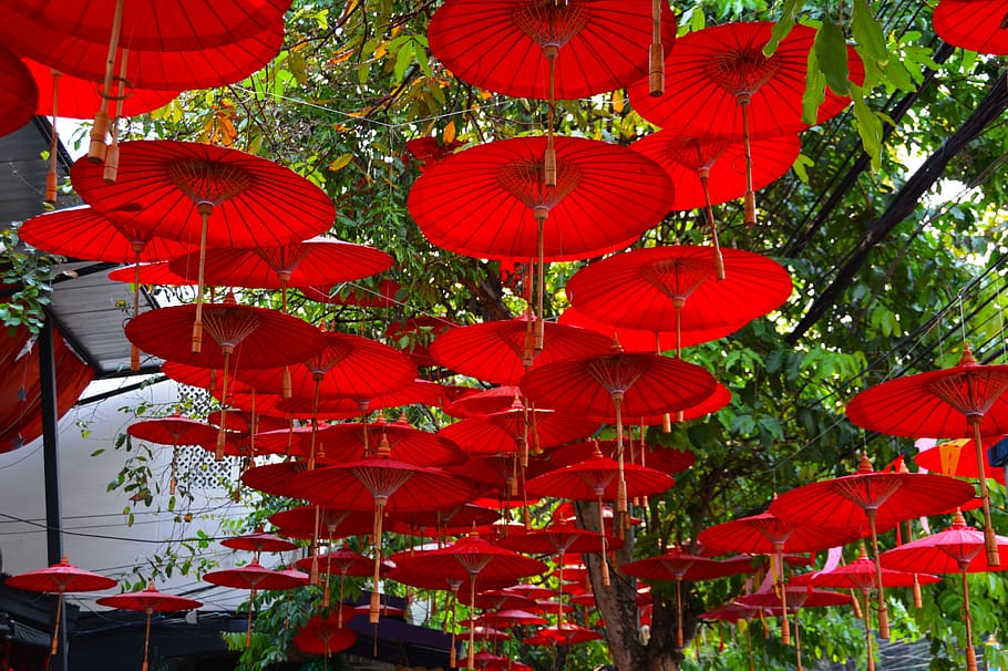 umbrellas, canopy, red, parasol, protection, symbol, icon, protect, brolly, paper umbrellas