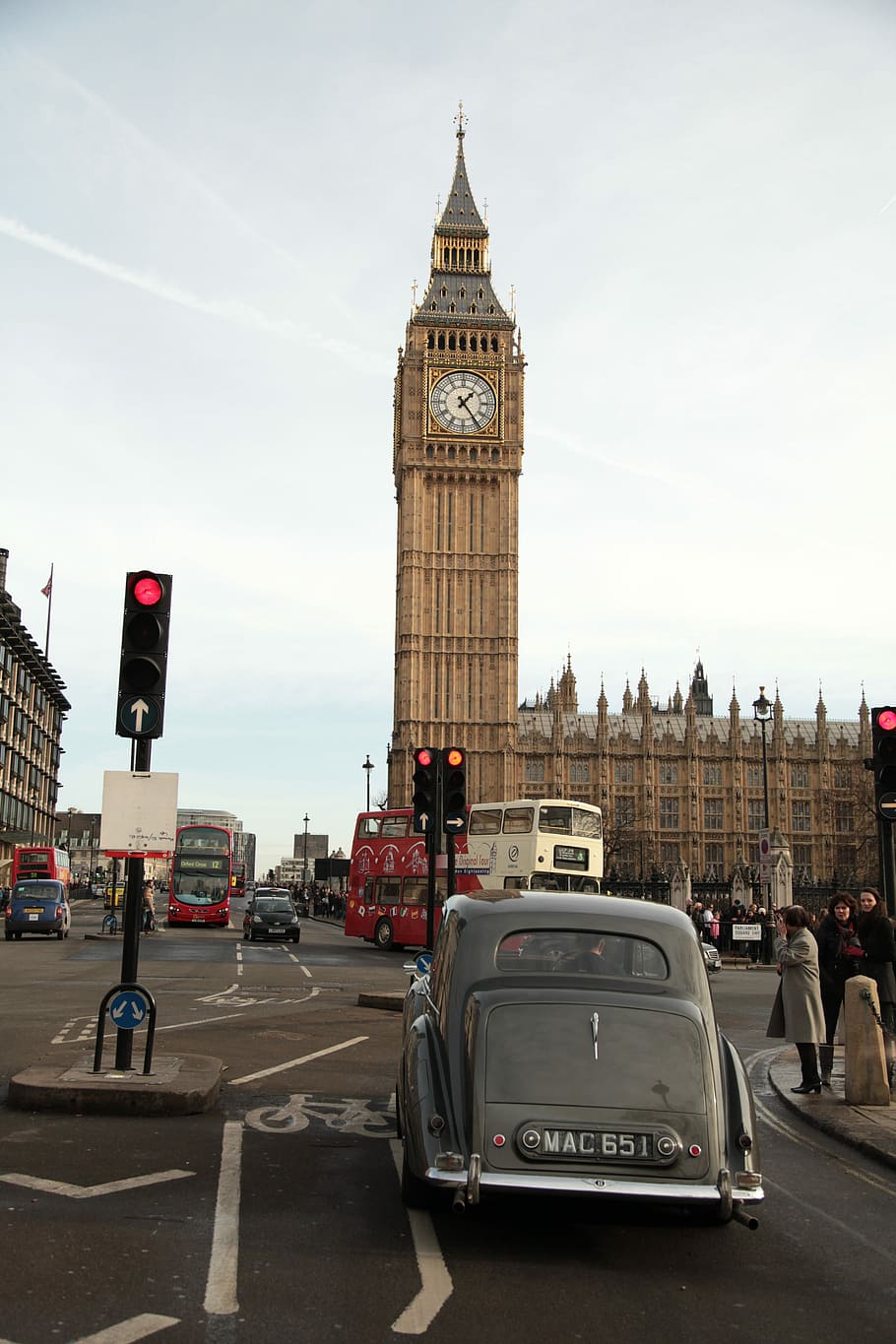 Big Ben, London, Jam, Inggris, united kingdom, cahaya, britania raya, mobil, bekas, lalu lintas