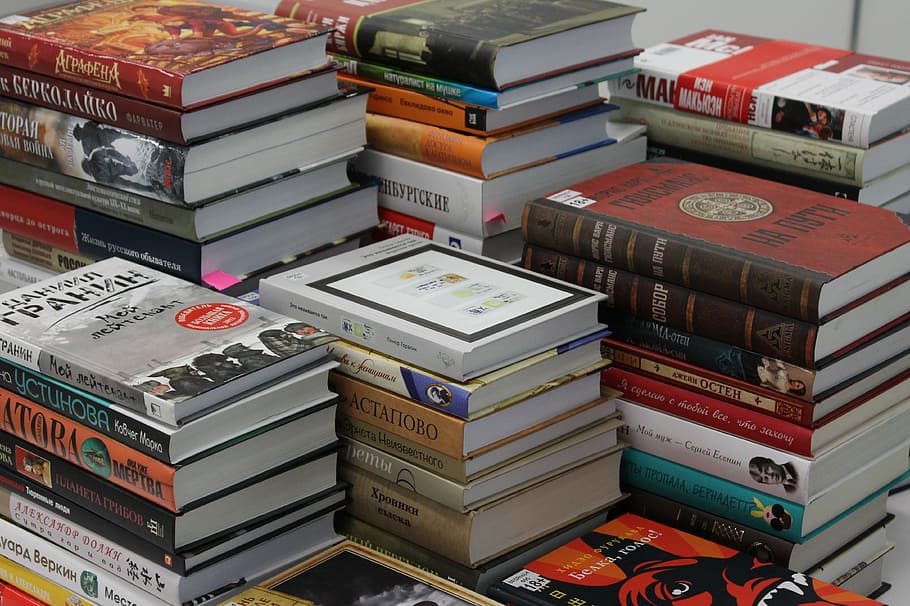 assorted book lot, books, book, shop, bestseller, classic, novelties, library, pile, reading