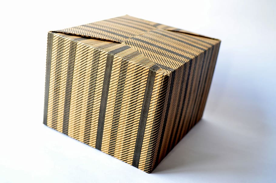 wrapped gift box, wrapped, gift, box, photos, gift box, presents, public domain, wrappers, single Object