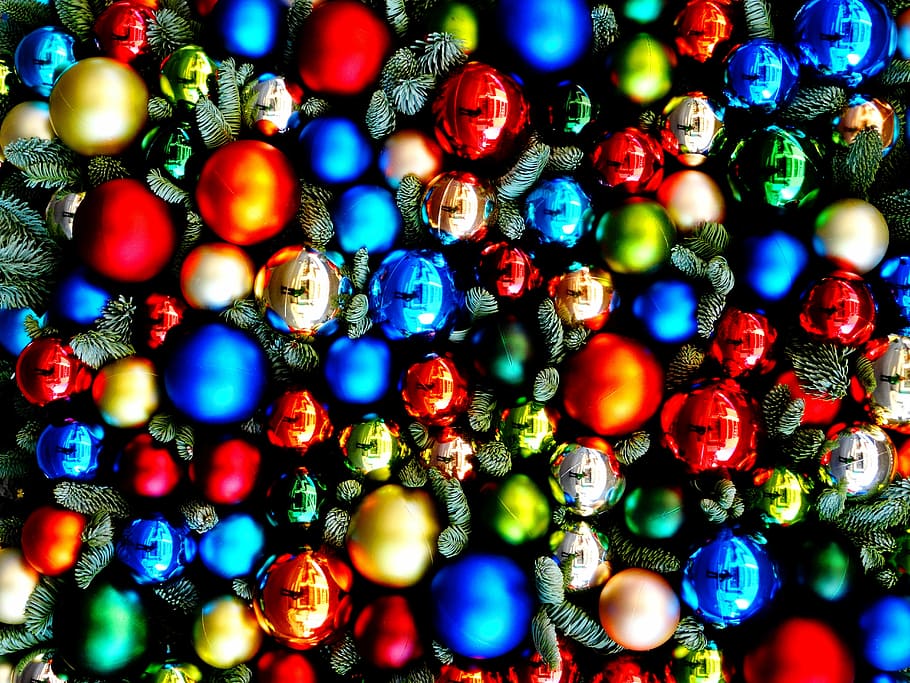 assorted-color ornament lot, christmas, deco, decoration, ball, christmas ornament, christmas bauble, celebration, christmas eve, colorful