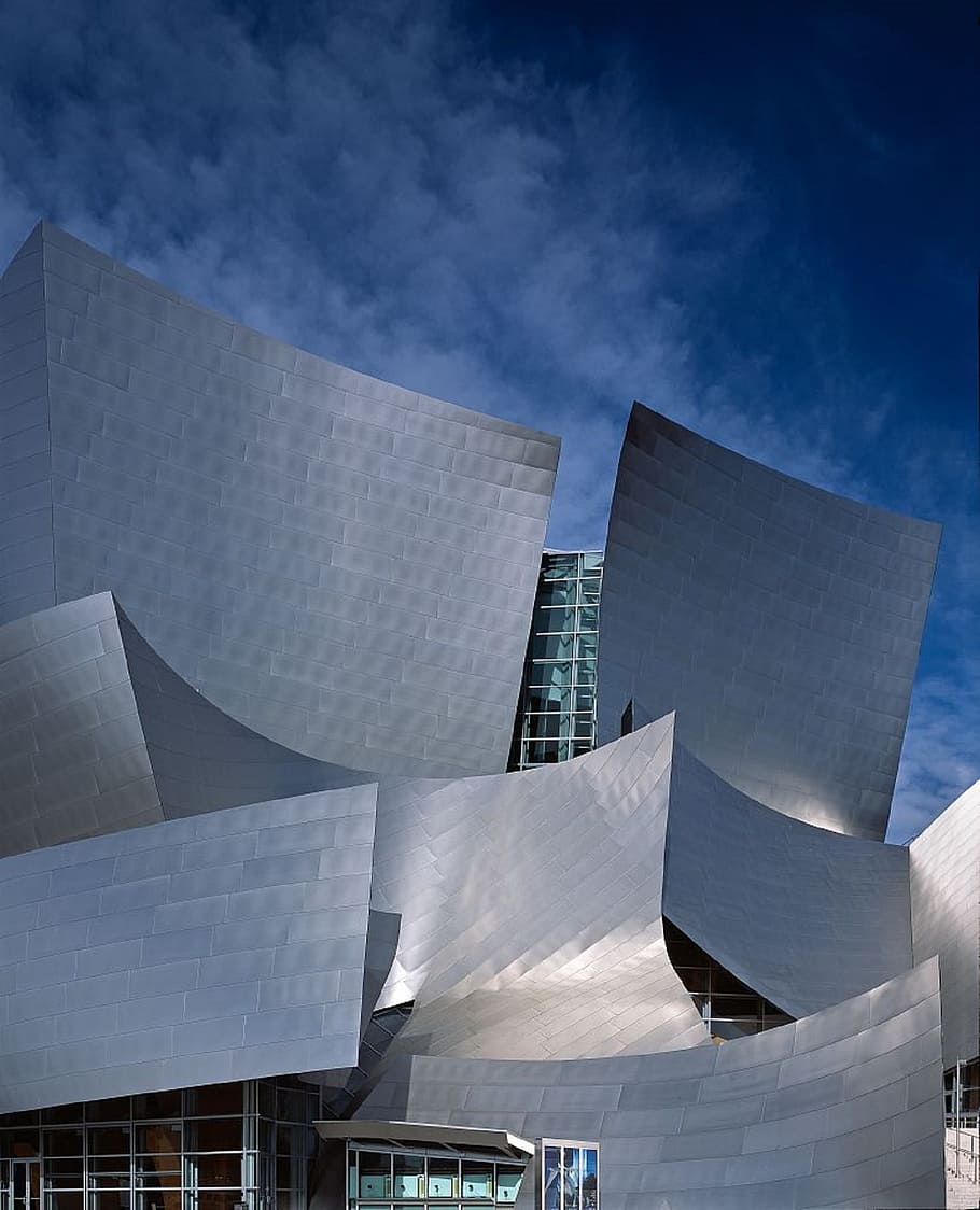 Walt Disney Concert Hall, Música, performance, arquitetura, construção, arte moderna, arte, moderna, disney, frank gehry