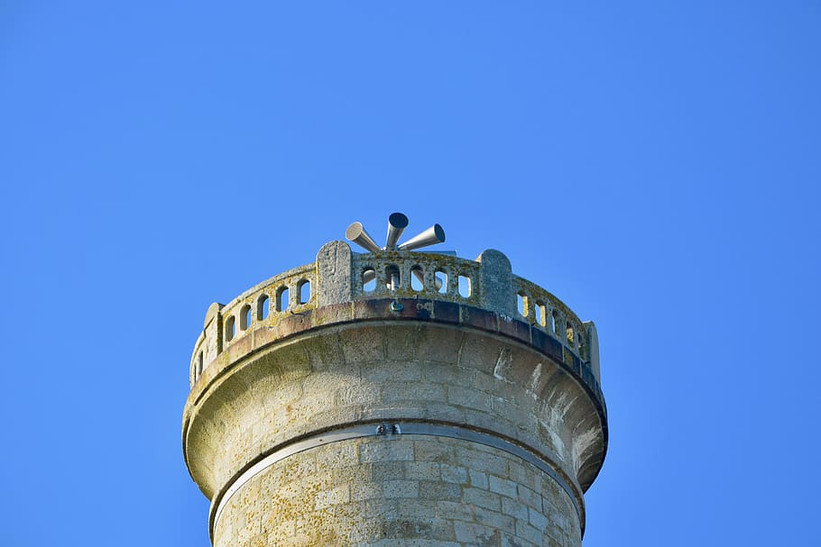 lighthouse of eckmuhl, pointe de saint pierre, penmarc'h finistere brittany, france, lighthouse, mermaid, blue sky, architecture, clear sky, blue