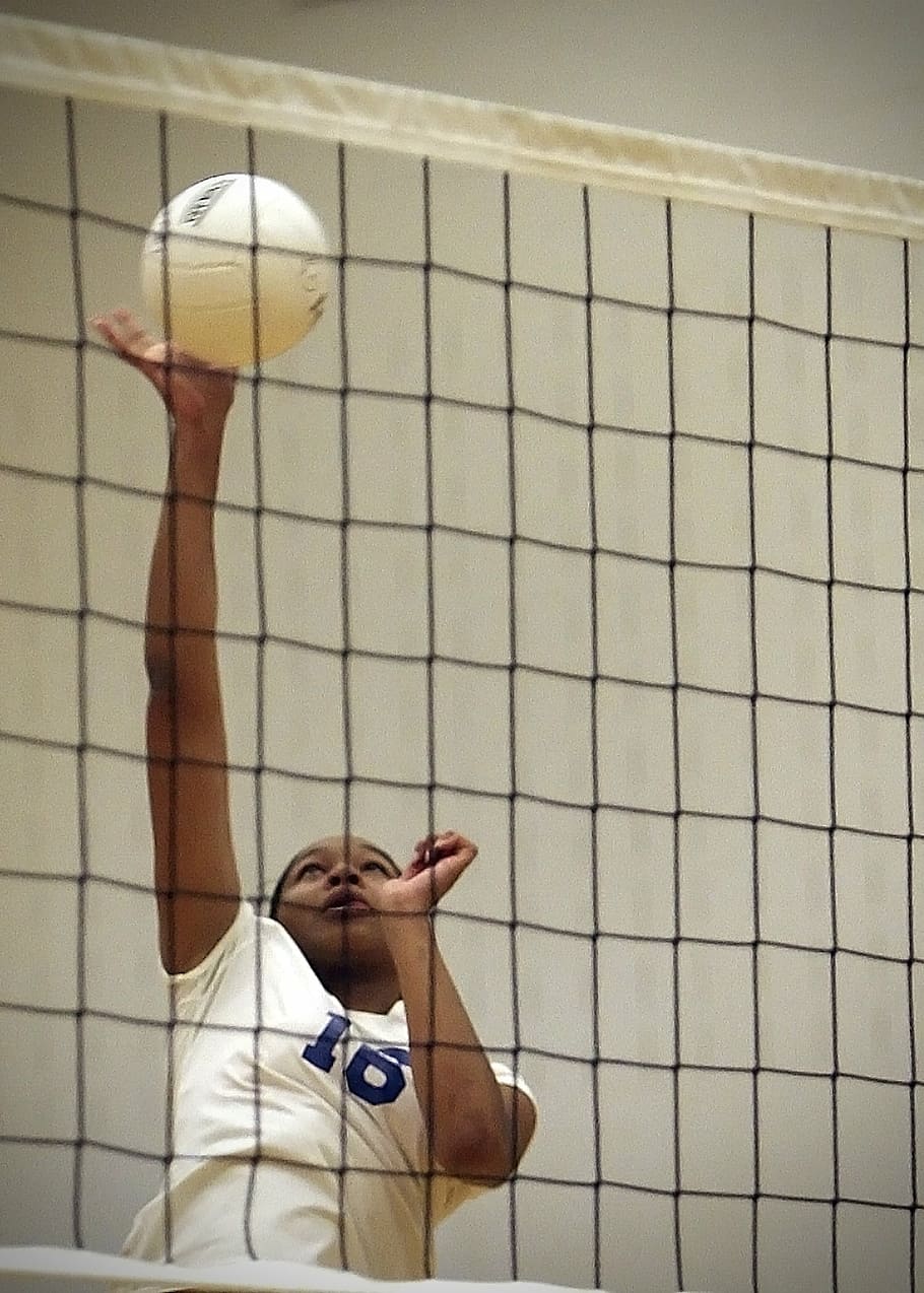 woman playing volleyball, volleyball, player, female, athlete, ball, competition, active, athletic, girl