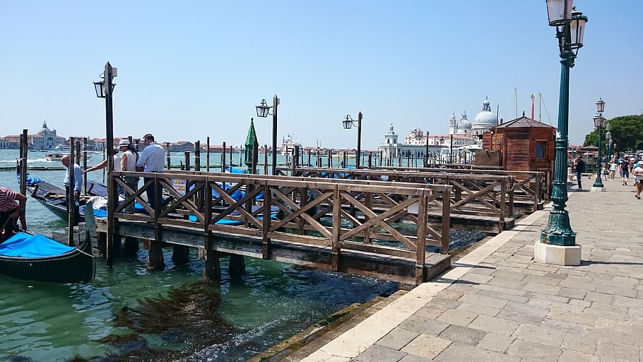 Venesia, kanal, Italia, air, Eropa, perjalanan, bersejarah, bangunan, venezia, Cityscape