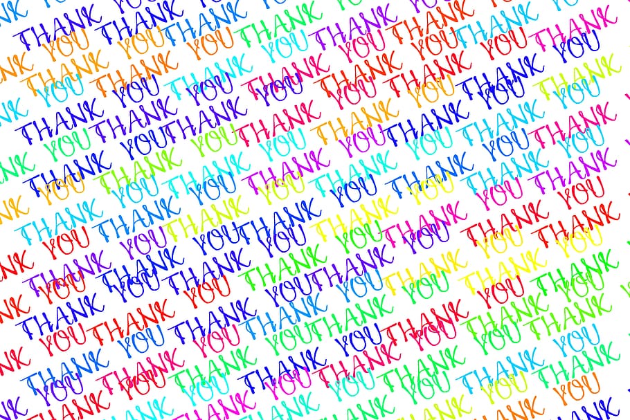 white, background, text overlay, thank you, font, colorful, word, color, letters, thank you very much
