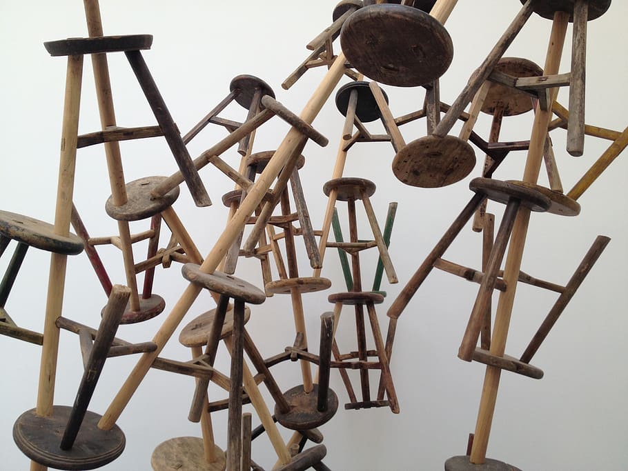 chairs, sit, stool, art, venice, biennale, ai weiwei, contemporary, artists, wood - material