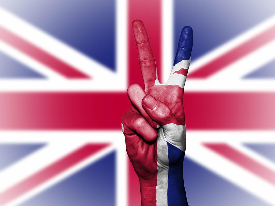 right person, hand, painted, flag, union, jack, united kingdom, uk, great britain, peace
