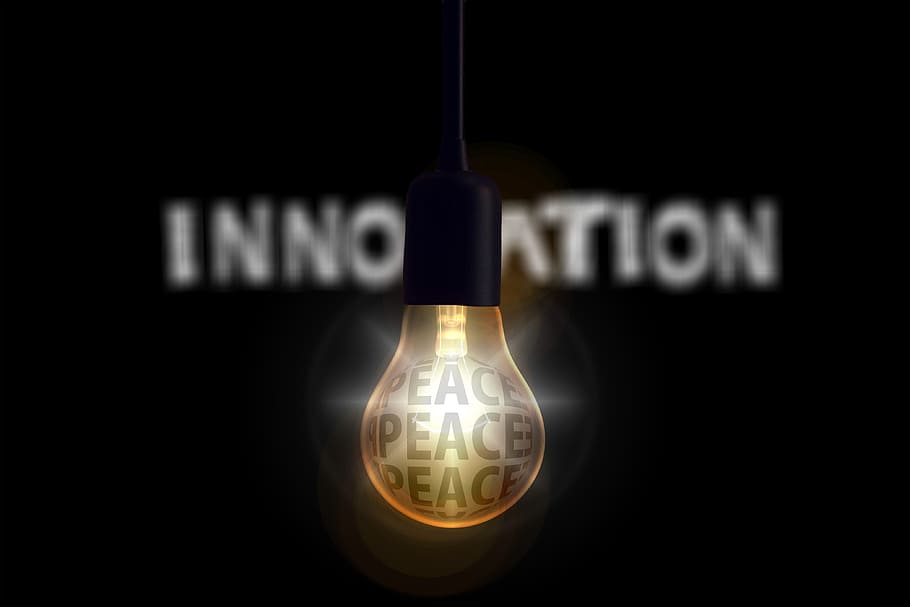innovation, harmony, pear, enlightenment, light, lamp, energy, thought, renewal, new
