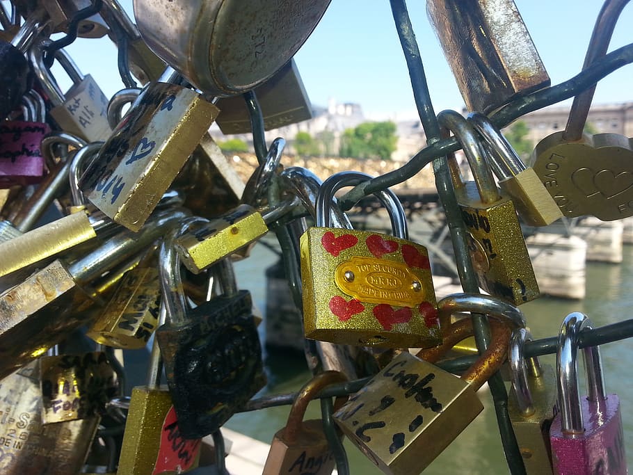 love locks, castle, love, castles, liebesbeweis, padlock, lock, hanging, safety, love lock