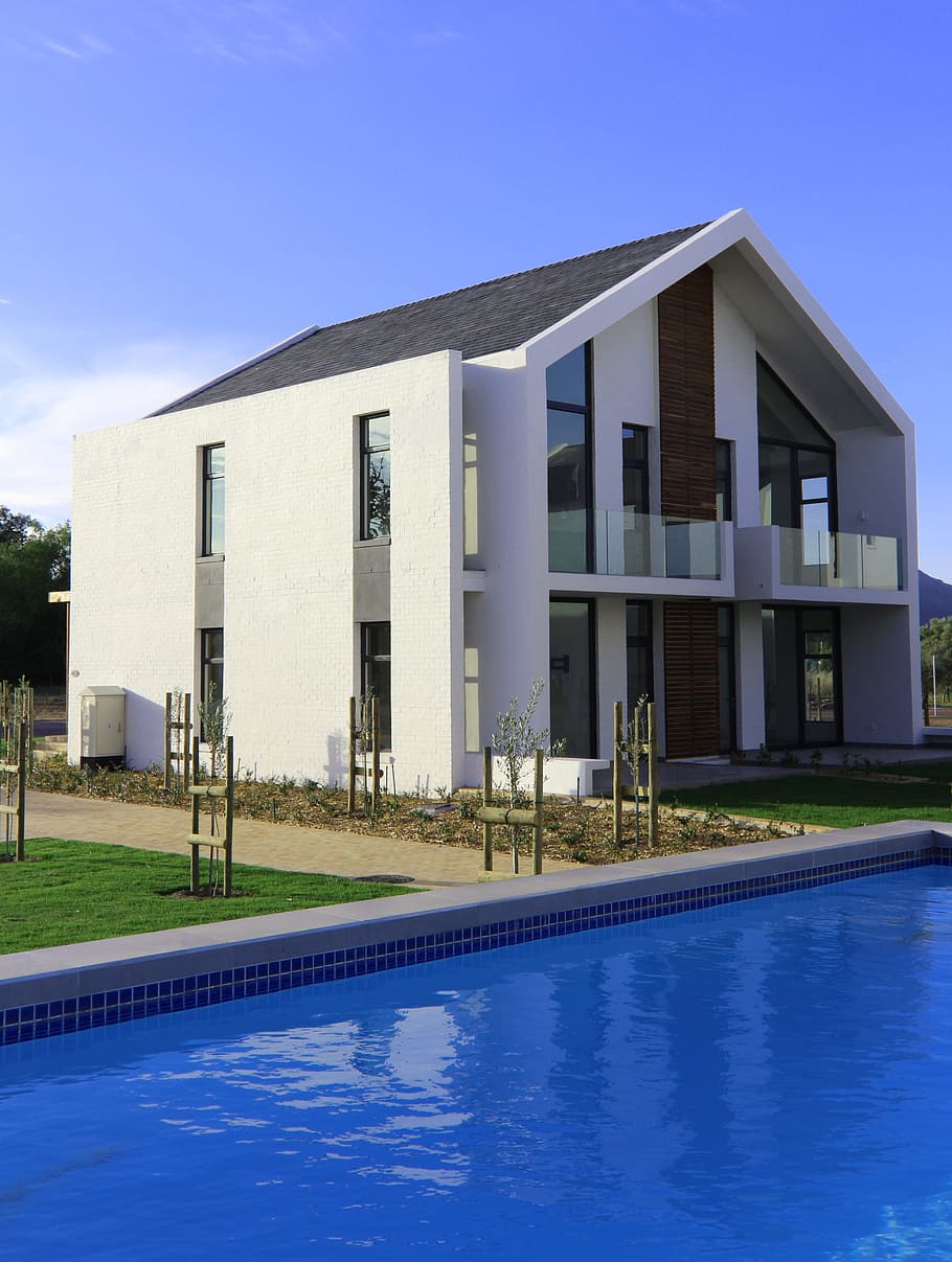 pool, polo suite, val de vie estate, built structure, building exterior, architecture, swimming pool, blue, water, building