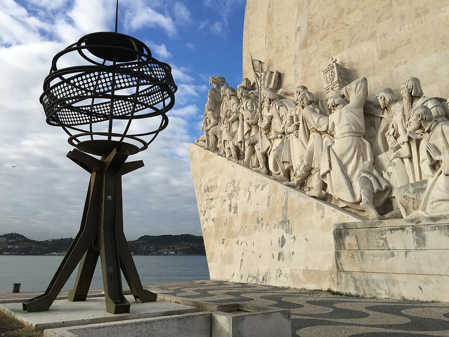 lisbon, portugal, Lisbon, Portugal, padrão dos descobrimentos, sailors monument, monument, day, outdoors, sky, travel destinations