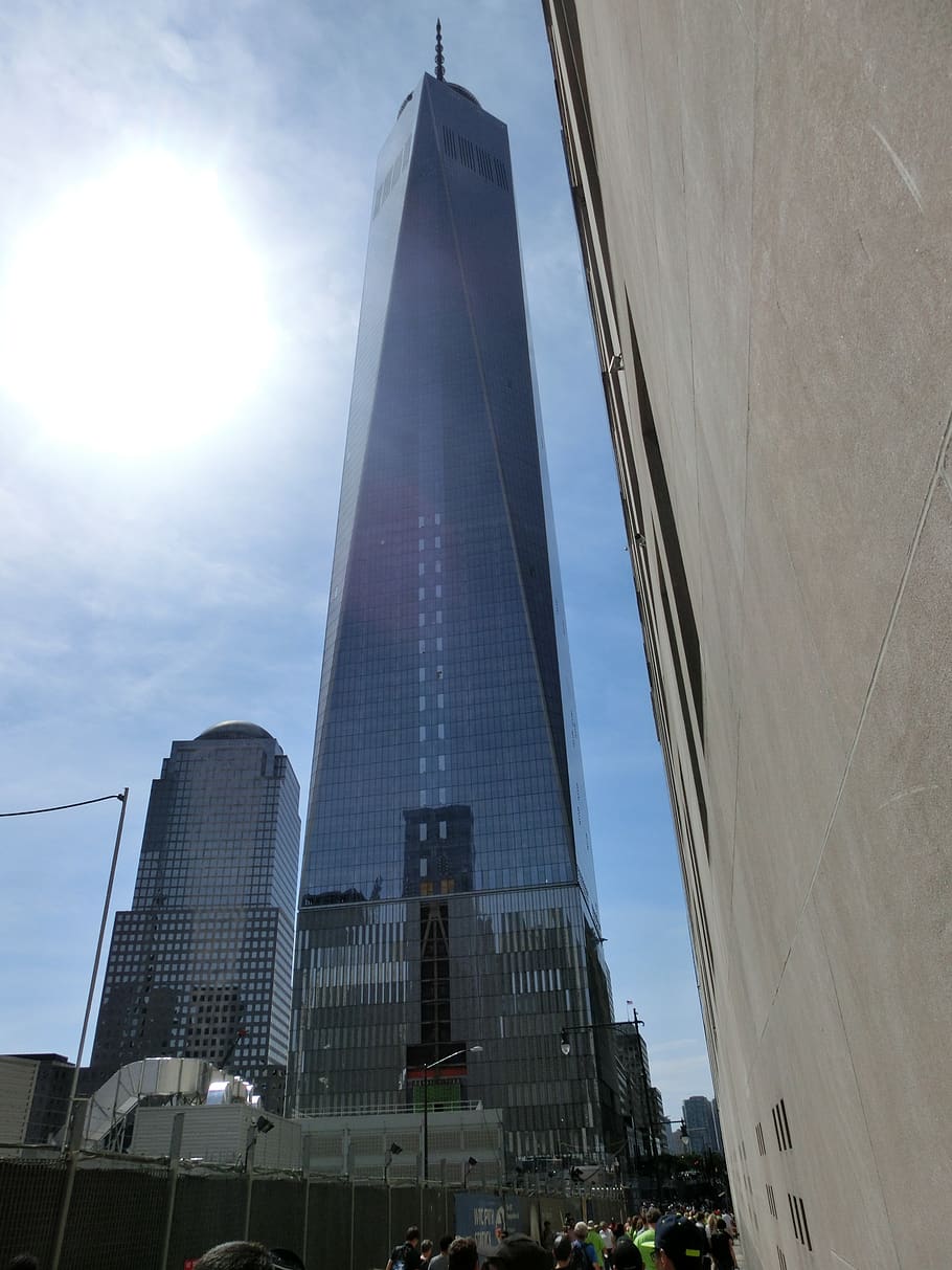 satu pusat perdagangan dunia, Amerika Serikat, new york, ground zero, 11, September, 9 11, pencakar langit, nyc, kota New York