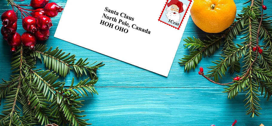 手紙, サンタ, クリスマス, 休日, サンタクロース, クロース, 子供, 北極, お祝い, 装飾