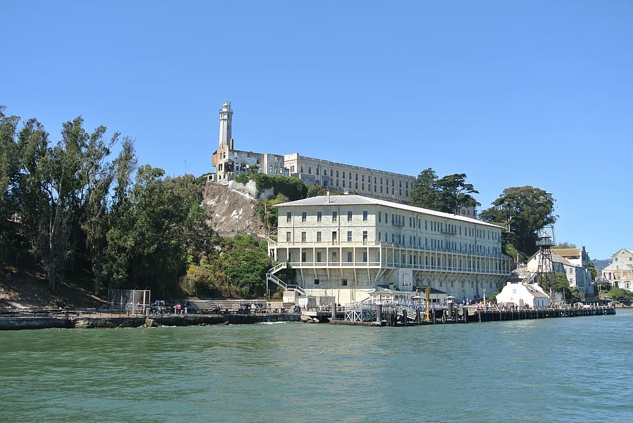 Alcatraz, Prisão, San Fransisco, Califórnia, EUA, água, destinos de viagem, arquitetura, exterior do edifício, história