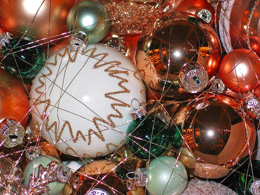 クリスマス, クリスマスボール, クリスマスデコレーション, グラスクーゲル, ボール, お祝いデコレーション, グリーティングカード, 出現, デコ, christbaumkugeln