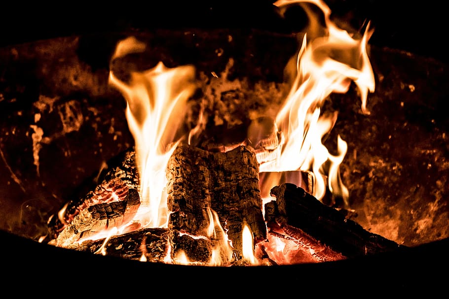 flare-up, heat, campfire, joy fire, hot, flame, fire, burning, heat - temperature, fire - natural phenomenon