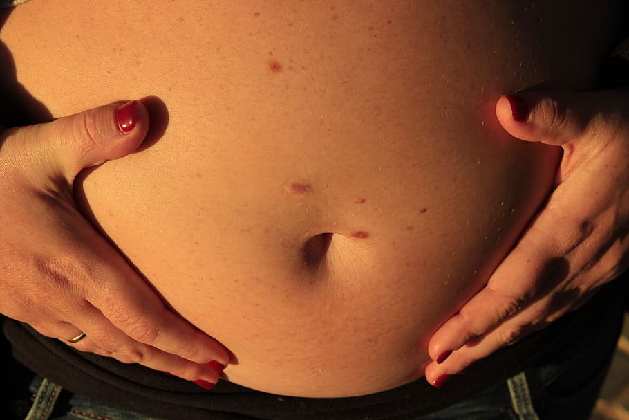 kehamilan, barriga, gestasi, mama, pusar, prenatal, maternitas, bagian tubuh manusia, perut manusia, bagian tengah tubuh