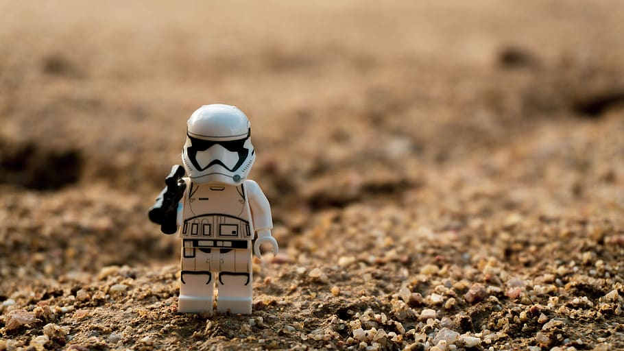 star wars, lego, stormtrooper, empire, soldier, toys, first order, nature, land, day