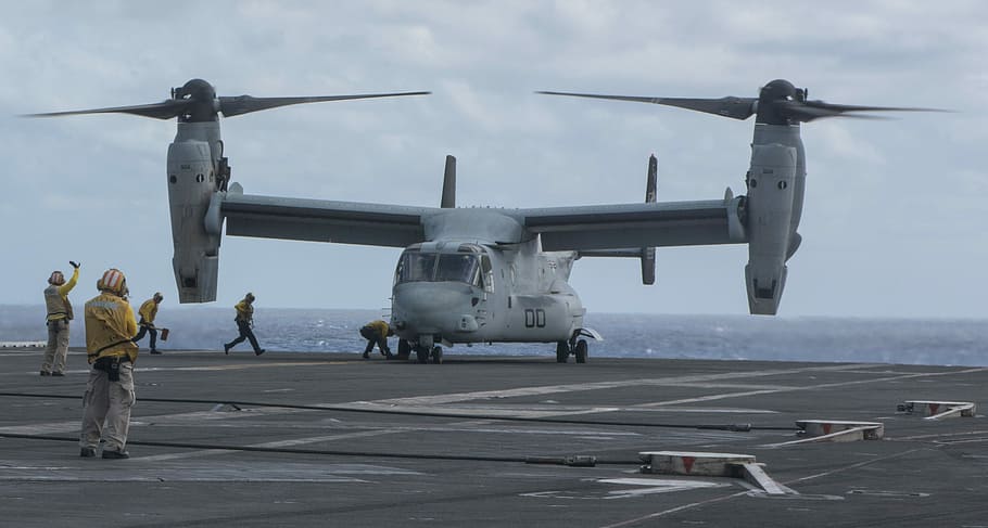 Mv-22Bオスプレー, 米国, 米国海軍, usmc, 米国海兵隊, 海兵隊, 着陸, 離陸, トレーニング, ヘリコプター