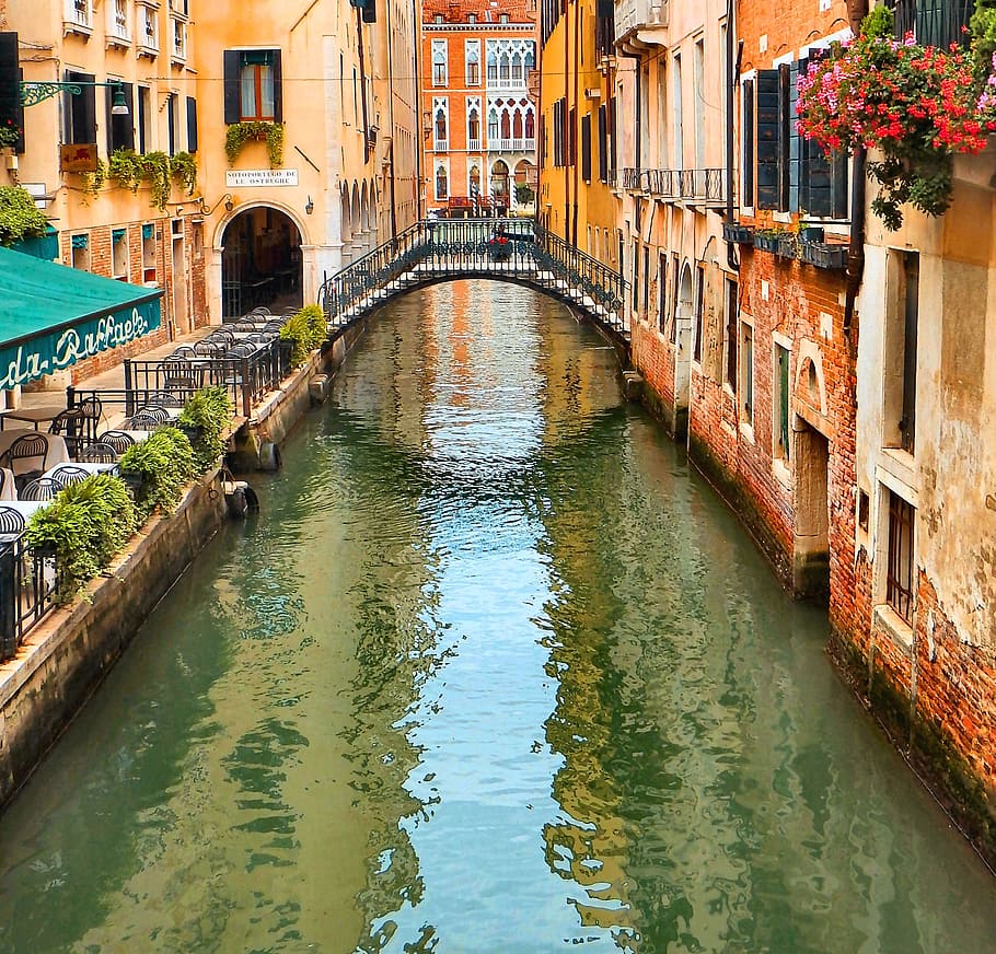 venice canal, italy, daytime, venice, travel, water, italian, tourism, europe, canal