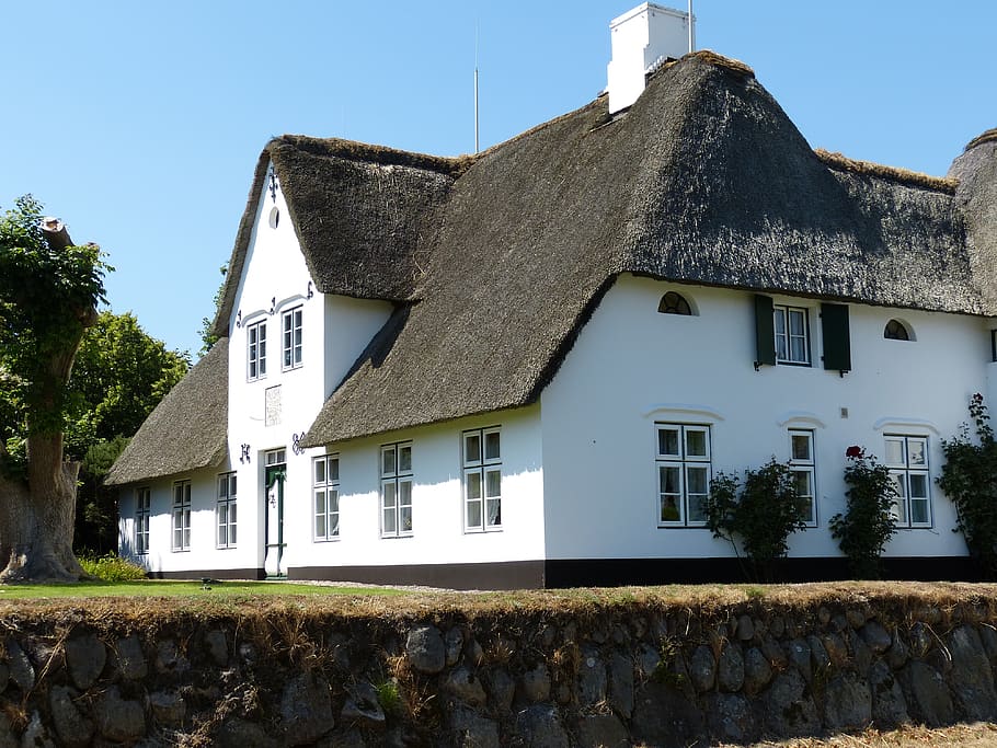 sylt, keitum, places of interest, historically, friesenhaus, architecture, friesland, nordfriesland, thatched roof, building